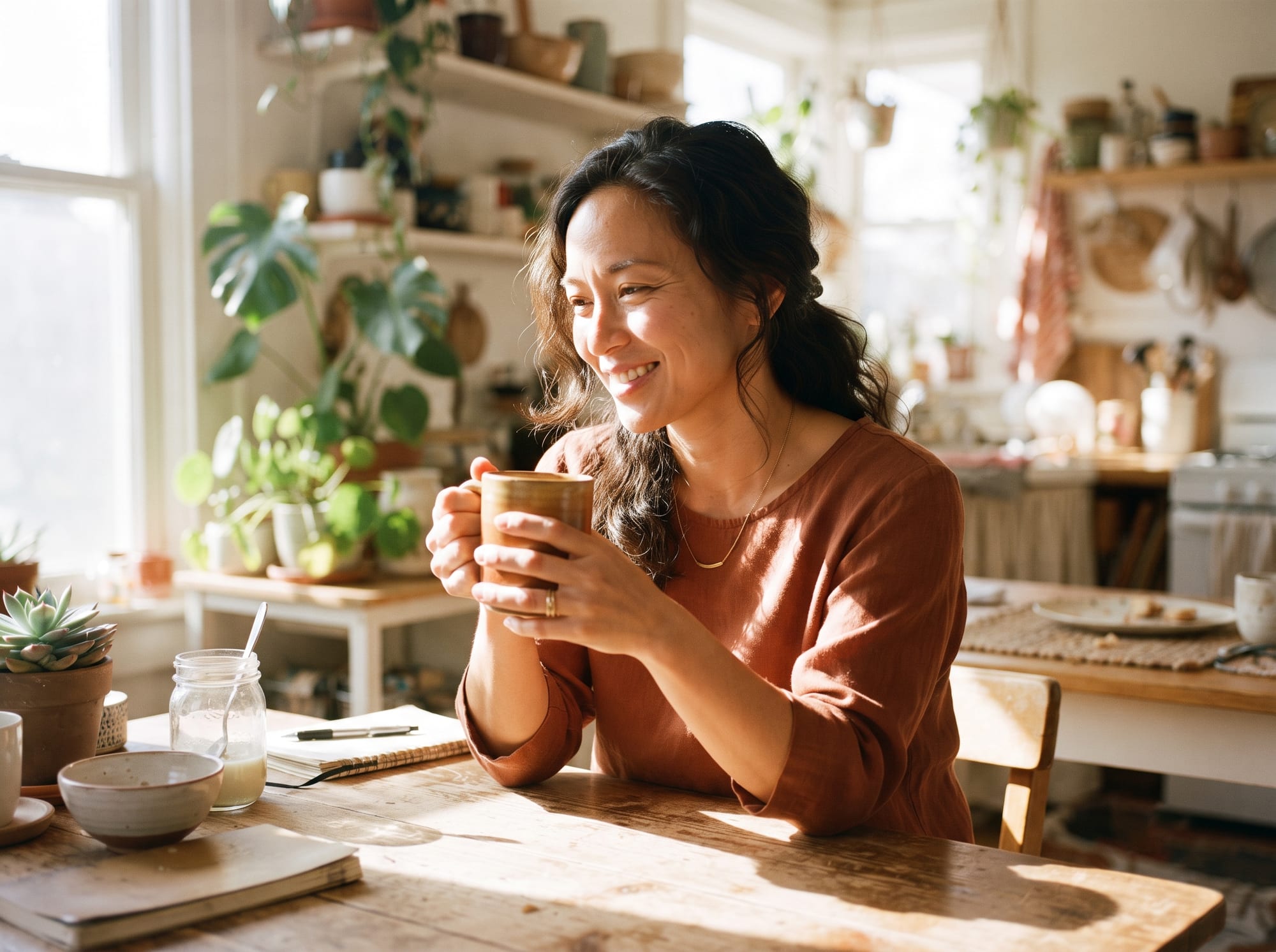 A Circle Health member at home